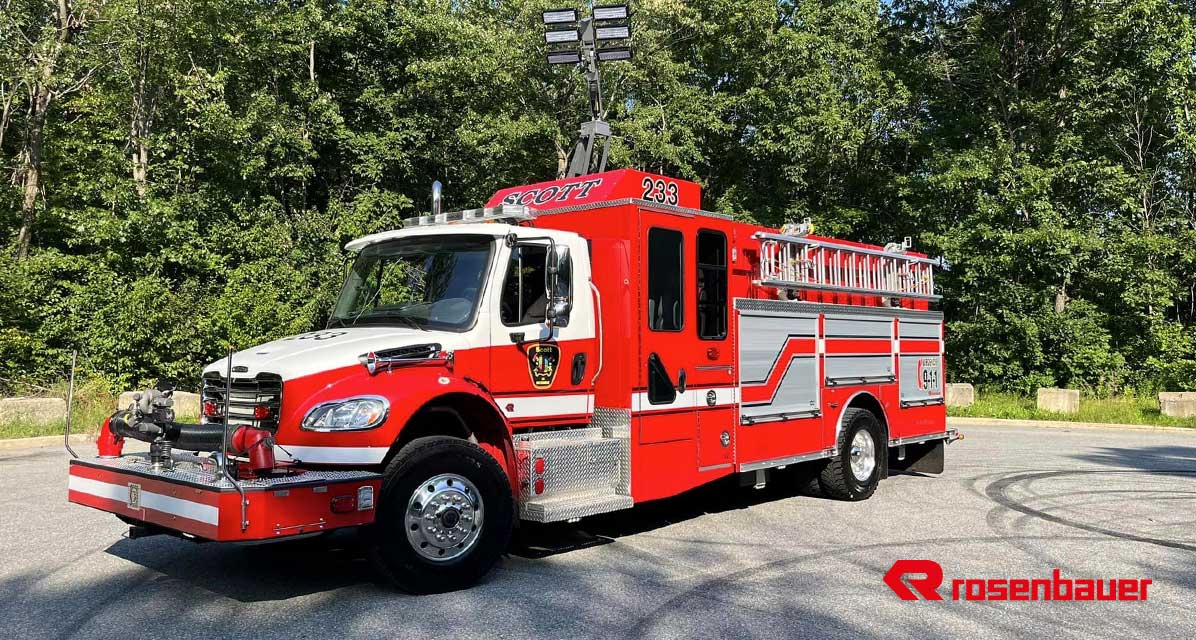 Autopompe-citerne Rosenbauer pour la ville de Scott