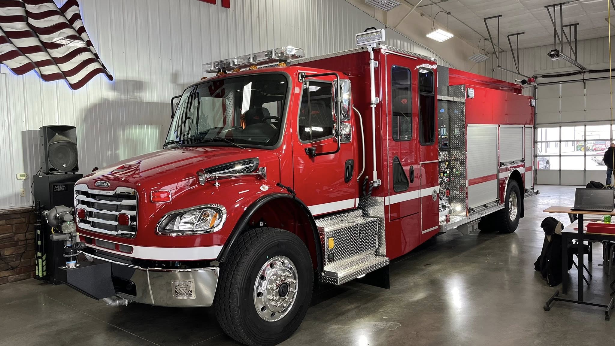 Camion incendie livré à la ville de Elsipogtog